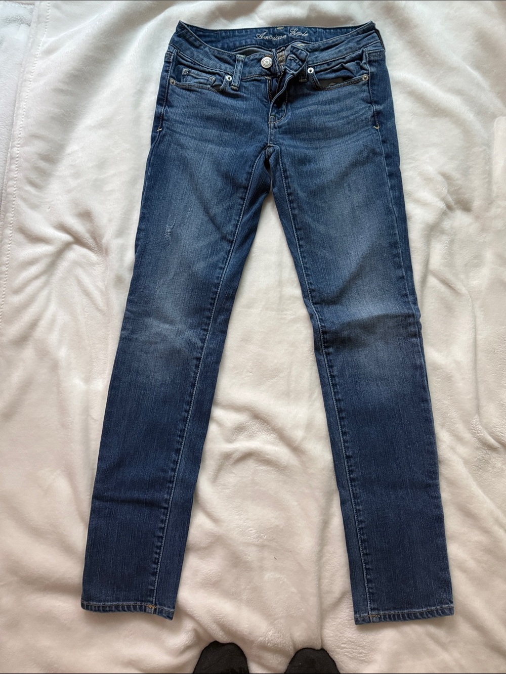 American Eagle Outfitters Women's Skinny Jeans - Dark Blue Wash